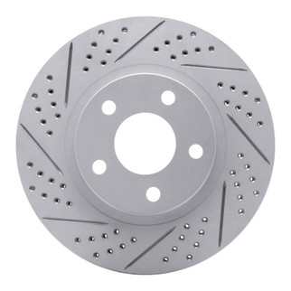 R1 97-05 Buick Riviera Front Left Drilled & Slotted Geo-Carbon Rotor