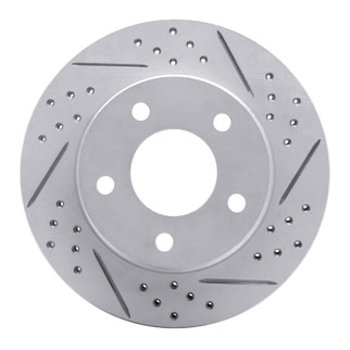 R1 83-96 Buick Riviera Front Right Drilled & Slotted Geo-Carbon Rotor