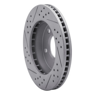 R1 83-96 Buick Riviera Front Right Drilled & Slotted Geo-Carbon Rotor