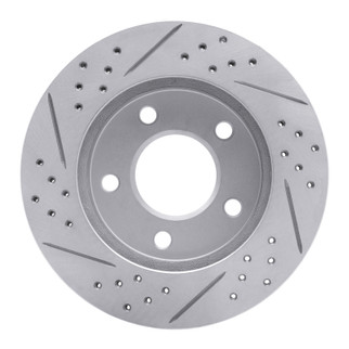 R1 83-96 Buick Riviera Front Right Drilled & Slotted Geo-Carbon Rotor