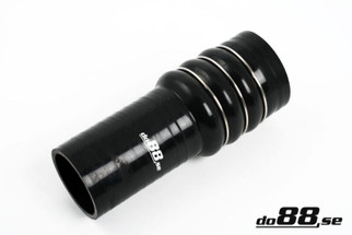 do88 91-97 Audi S4/S6/A6 2.2T C4 (AAN) Intercooler Inlet Hose - Black