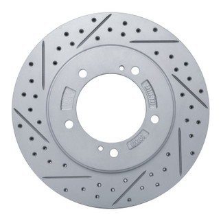 R1 99-08 Chevrolet Tracker Front Left Drilled & Slotted Geo-Carbon Rotor