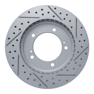 R1 99-08 Chevrolet Tracker Front Left Drilled & Slotted Geo-Carbon Rotor