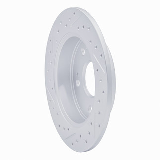 R1 97-15 Acura Csx Rear Right Drilled & Slotted Geo-Carbon Rotor