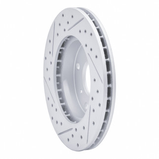 R1 98-02 Acura Cl Front Right Drilled & Slotted Geo-Carbon Rotor