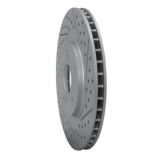 R1 97-05 Acura Nsx Rear Right Drilled & Slotted Geo-Carbon Rotor