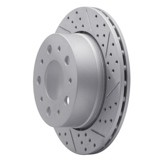 R1 14-21 Ram Promaster 2500 Rear Right Drilled & Slotted Geo-Carbon Rotor