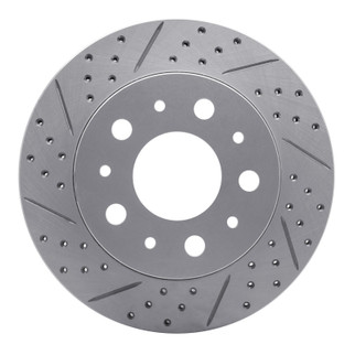 R1 14-21 Ram Promaster 3500 Rear Left Drilled & Slotted Geo-Carbon Rotor