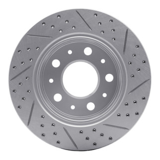 R1 14-21 Ram Promaster 3500 Rear Left Drilled & Slotted Geo-Carbon Rotor