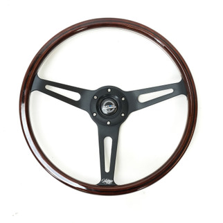 NRG Classic Vintage Wheel (380mm) 3 Spoke Center 1in Deep Dish