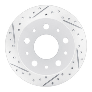 R1 14-21 Ram Promaster 3500 Rear Left Drilled & Slotted Geo-Carbon Rotor