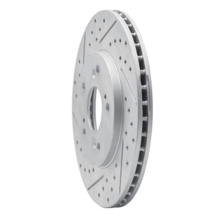 R1 91-96 Acura Nsx Rear Left Drilled & Slotted Geo-Carbon Rotor