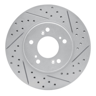 R1 91-96 Acura Nsx Front Right Drilled & Slotted Geo-Carbon Rotor