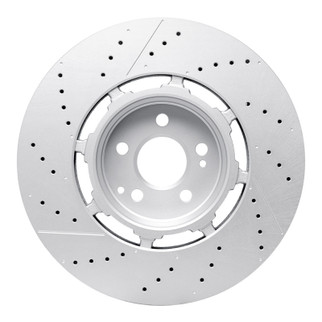 DFC 21-25 Mercedes-Benz Gle63 AMG S SUV Rear Drilled & Slotted Hi-Carbon Alloy GEOMET Coated Rotor