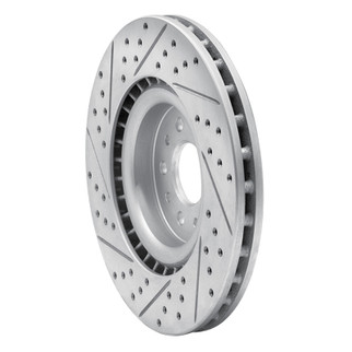 R1 15-22 Ram Promaster City Front Right Drilled & Slotted Geo-Carbon Rotor