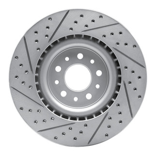 R1 15-22 Ram Promaster City Front Right Drilled & Slotted Geo-Carbon Rotor