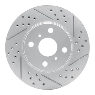 R1 04-06 Scion Xb Front Right Drilled & Slotted Geo-Carbon Rotor