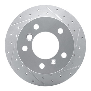 R1 02-18 Dodge Sprinter 3500 Rear Right Drilled & Slotted Geo-Carbon Rotor
