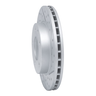 R1 93-03 Ford Probe Front Right Drilled & Slotted Geo-Carbon Rotor