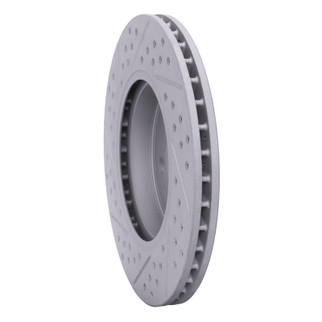 R1 07-15 Mini Cooper (Excl Clubman Front Right Drilled & Slotted Geo-Carbon Rotor