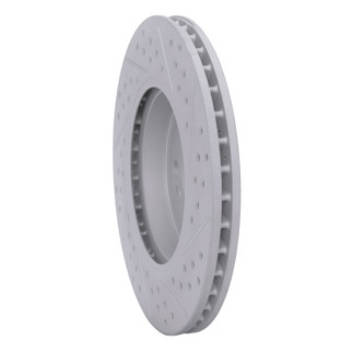 R1 07-15 Mini Cooper (Excl Clubman Front Left Drilled & Slotted Geo-Carbon Rotor