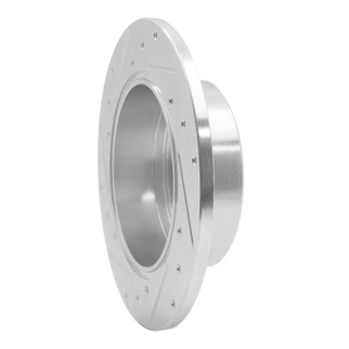 R1 00-04 Toyota Avalon Rear Right Drilled & Slotted Silver Brake Rotor