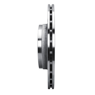 R1 17-24 Maserati LeVante Rear Left Drilled & Slotted Silver Brake Rotor