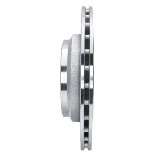 R1 14-16 Maserati Ghibli Rear Right Drilled & Slotted Silver Brake Rotor