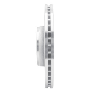 R1 05-11 Audi A6 Quattro Front Right Drilled & Slotted Silver Brake Rotor