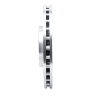 R1 15-22 Ram Promaster City Front Left Drilled & Slotted Silver Brake Rotor