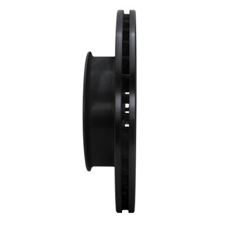 R1 92-95 Volkswagen EuroVan Front Left Drilled & Slotted Black Brake Rotor