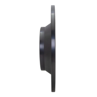 R1 16-25 Audi Q3 Rear Right Drilled & Slotted Black Brake Rotor