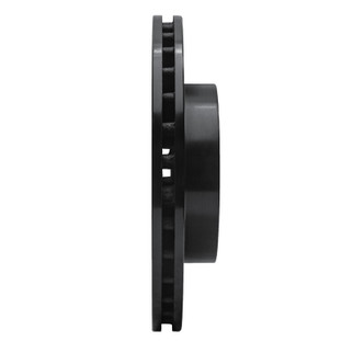 R1 80-89 Buick SKYLARK Front Left Drilled & Slotted Black Brake Rotor