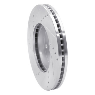 R1 92-06 Lexus ES300 Front Right Drilled & Slotted Silver Brake Rotor