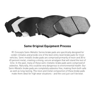 R1 97-08 Audi A4 (Mexico) Front Semi Met Pads