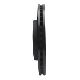 R1 05-10 Jeep Commander Front Right Drilled & Slotted Black Brake Rotor