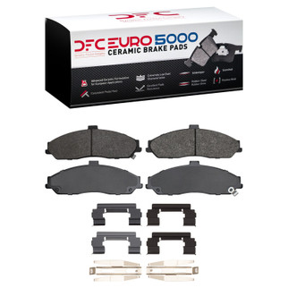 DFC 97-13 Chevrolet Corvette Front Euro 5000 Ceramic Brake Pads and Hardware Kit