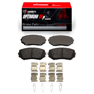 R1 2007-2015 Ford Edge Front R1 Optimum OE Pads & Hardware Kit
