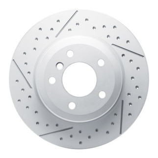 DFC 13-13 BMW 135IS Rear GeoSPEC Coated Rotor - Dimpled and Slotted