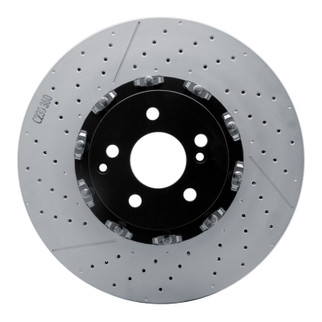 DFC 07-25 Mercedes-Benz E63 AMG Front Drilled and Slotted Hi-Carbon Alloy Geomet Coated Rotor