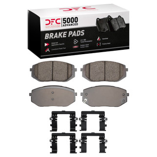 DFC 25-25 Kia K5 Front 5000 Advanced Low Metallic Brake Pads and Hardware Kit