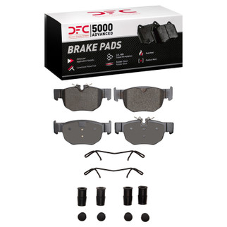 DFC 19-26 Jaguar F-Pace Rear 5000 Advanced Low Metallic Brake Pads and Hardware Kit