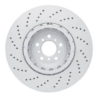 DFC 12-19 BMW M6 Right Front Drilled Hi-Carbon Alloy Geomet Coated Rotor