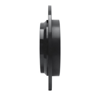 R1 98-00 Volvo S70 Rear Right Drilled & Slotted Black Brake Rotor