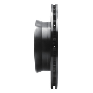 R1 02-06 Dodge Sprinter 3500 Front Left Drilled & Slotted Black Brake Rotor
