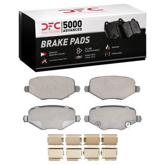 DFC 09-14 Dodge Journey Rear 5000 Advanced Ceramic Brake Pads and Hardware Kit