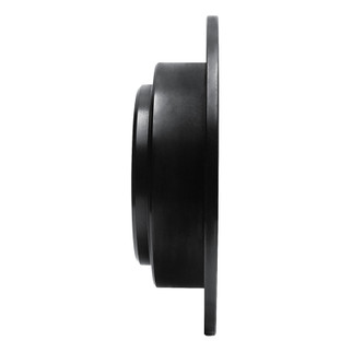 R1 04-06 Kia AMANTI Rear Left Drilled & Slotted Black Brake Rotor