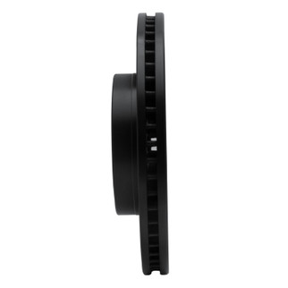 R1 15-19 Subaru Legacy Front Right Drilled & Slotted Black Brake Rotor