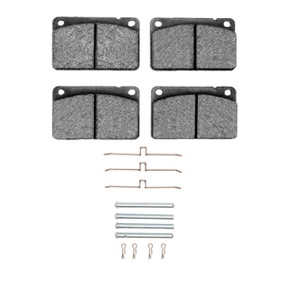 R1 67-87 Volvo 244 Front Euro Ceramic Pads & Hardware Kit