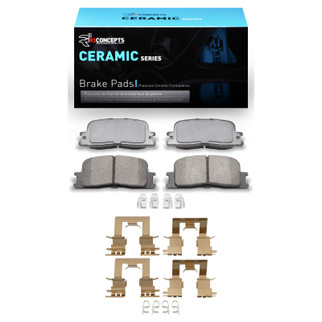 R1 2002-2006 Lexus ES300 Rear R1 Ceramic Pads & Hardware Kit